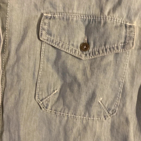 Bcbgmaxazria denim romper size L - Picture 4 of 5